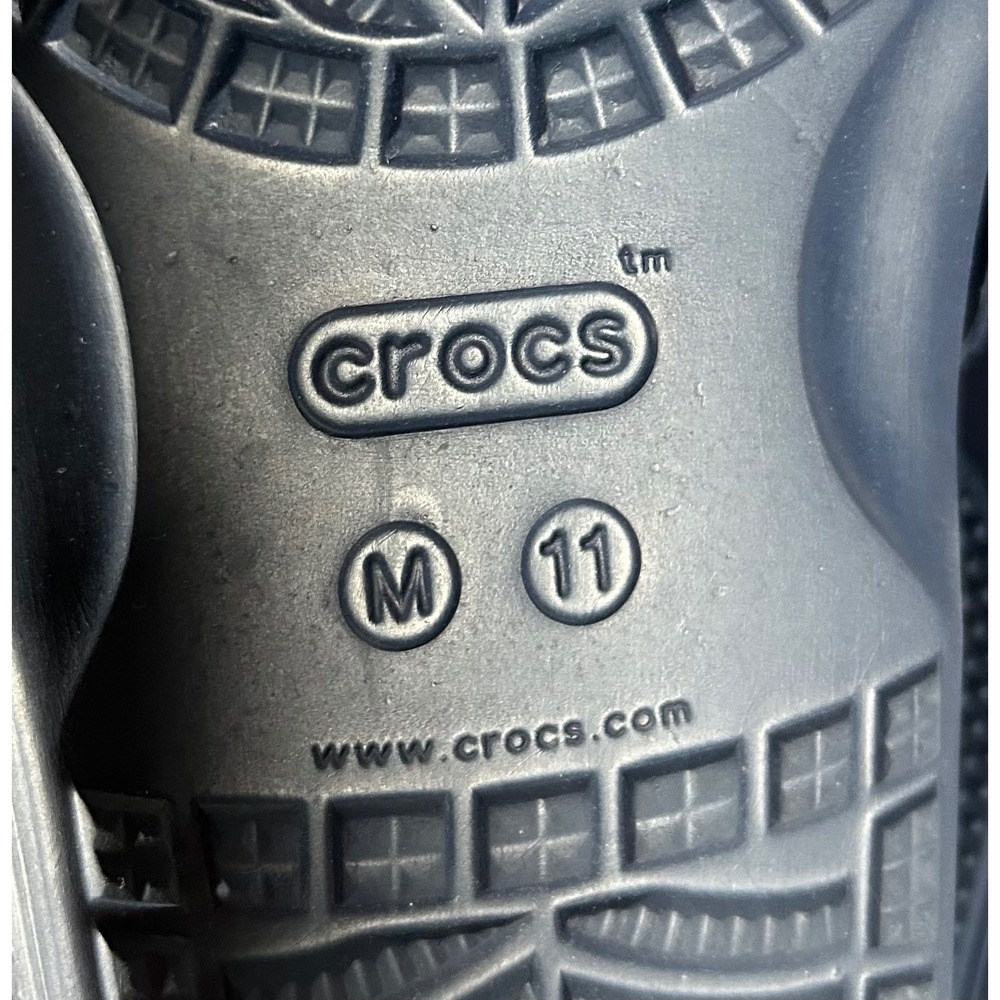 Crocs Classic Slide Navy Blue Mens 11 Water Friendly Comfort Sandals 206121 - Picture 6 of 7